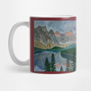 The Valley of Ten Peaks in Banff, Canada Mug